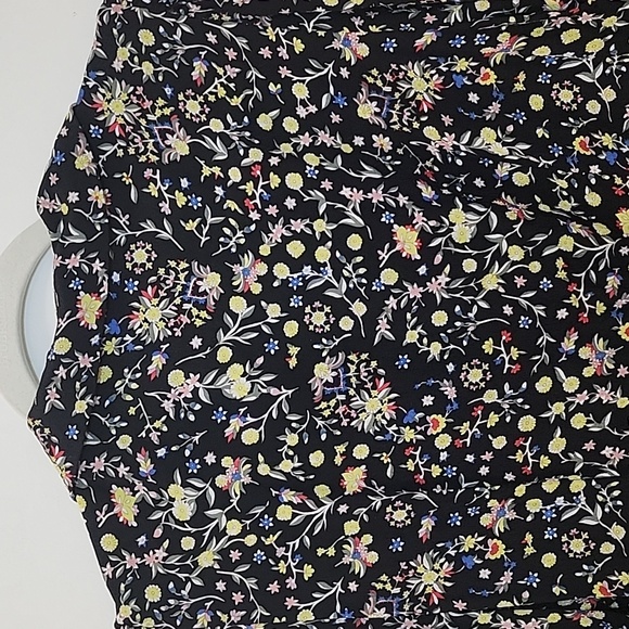 Boden Preppy Tie Neck Mini Shirt Dress Black Size 10 - Picture 15 of 16